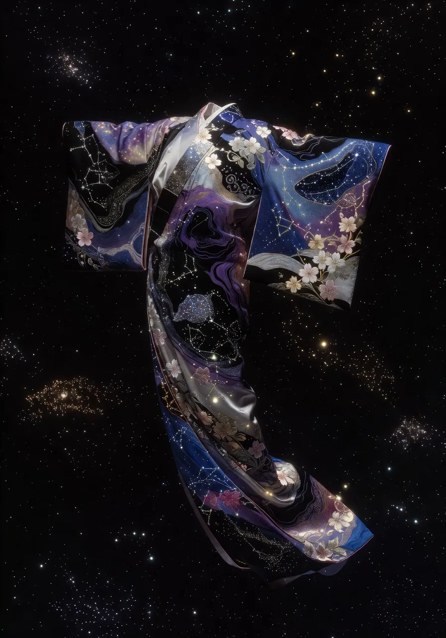 星雲の着物